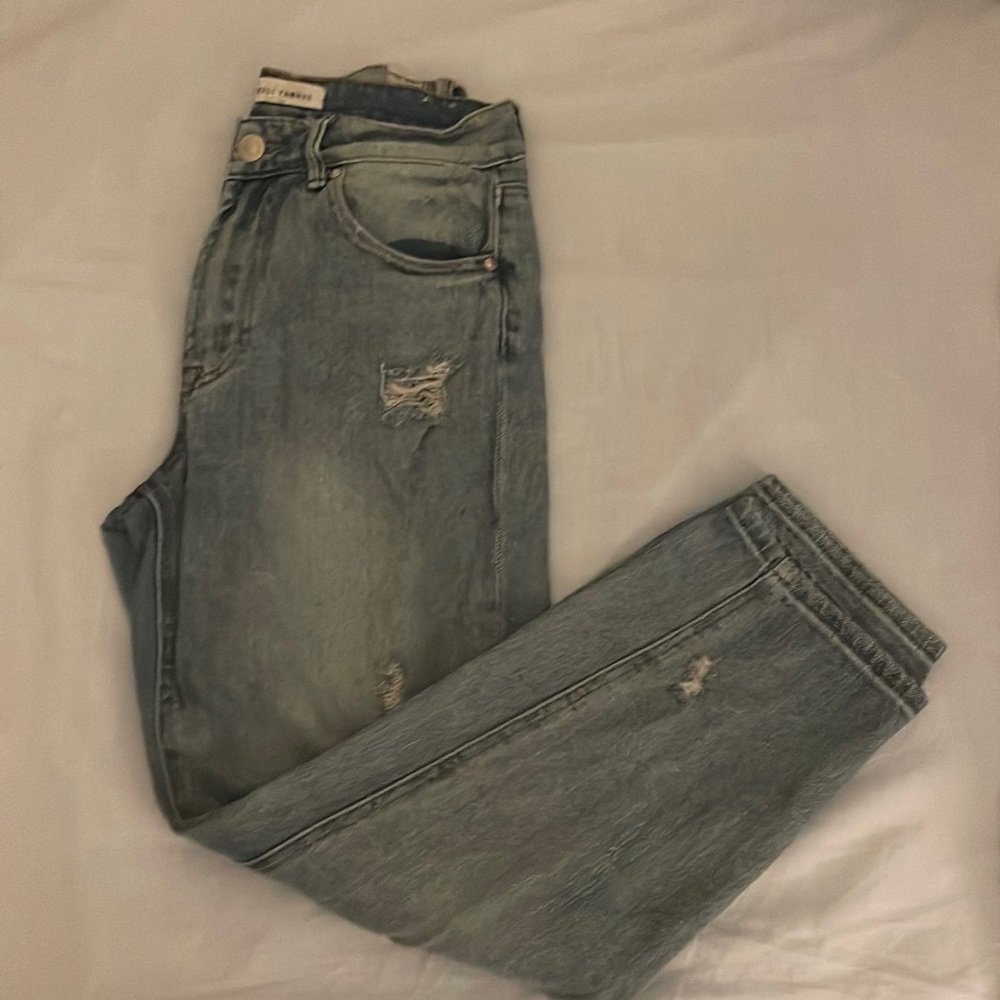 Almost Famous Light Wash Jeans Straight Leg